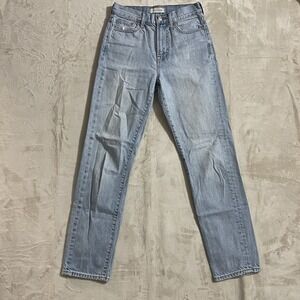 Madewell Jeans Womens Size 24 The Perfect Vintage Jean Straight Leg Blue Denim
